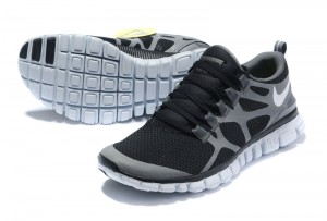 Nike Free 3.0 V3 Womens Shoes black grey - Click Image to Close